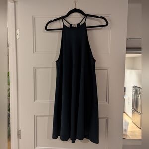 Zara Dark Green Halter dress